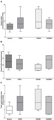 Direct Evidence of Endothelial Dysfunction and Glycocalyx Loss in Dermal Biopsies of Patients With Chronic Kidney Disease and Their Association With Markers of Volume Overload